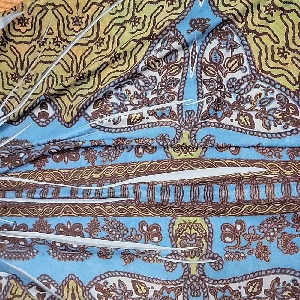New Oneworld Bohemian Print Tunic Top - image 3